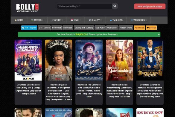 Bollyflix 2023 – Download Free Latest Bollywood HD Movies 1080p 720p 480p
