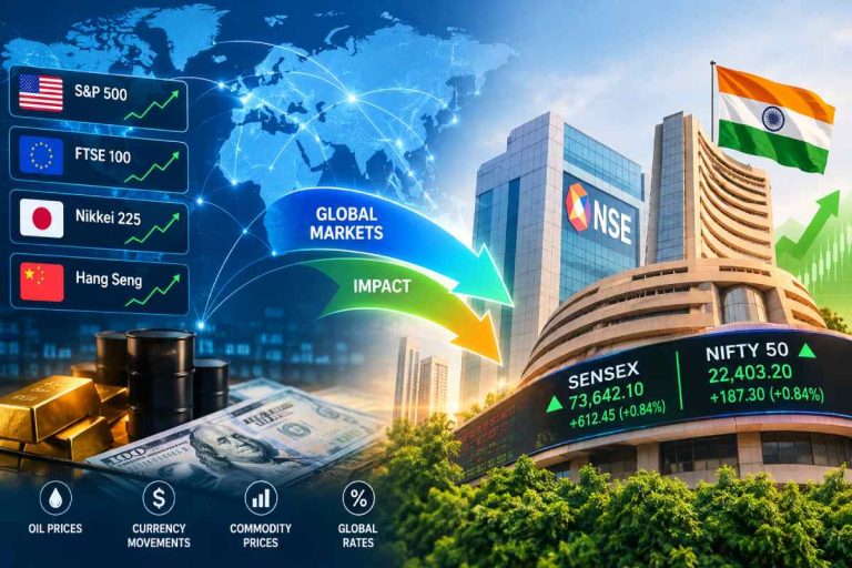 global markets affect larger Indian Indices