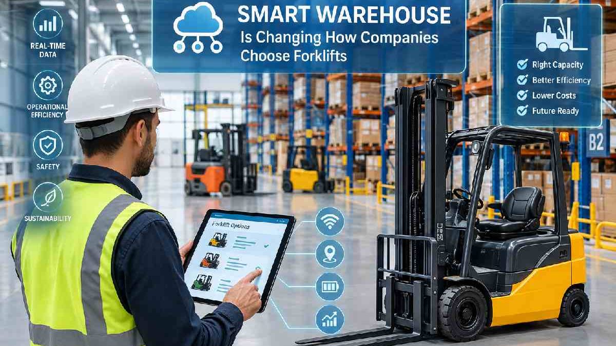 The Smart Warehouse Is Changing How Companies Choose Forklifts